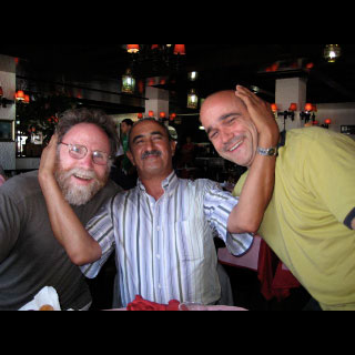 Michael Weber and Dimitri - on our way to Gabon