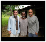Photo of Dimitri with Bwiti Shaman